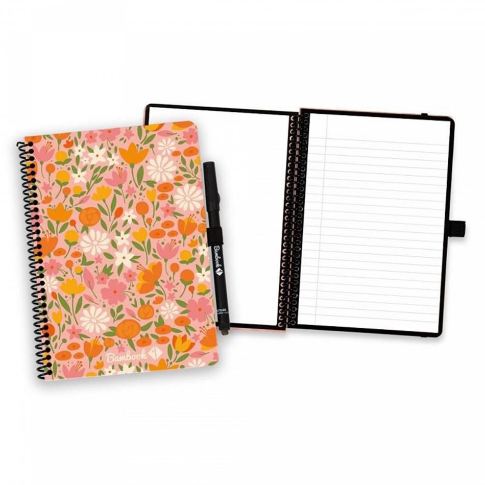Uitwisbaar notitieboek A5 Floral